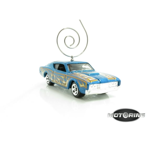 1969 '69 Mercury Cyclone Blue Flame Car Rare Christmas Tree Ornament Diecast