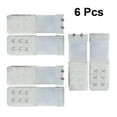 thumbnail image 2 of 6 Pcs Rallonges de Soutien-Gorge Confortables pour Femmes, Extension Élastique, Bretelles Allongées (2 Crochets, Blanc), 2 of 5