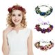 thumbnail image 5 of Corona floral Boho Flor Diadema Corona para el cabello Tocado floral Halo con cinta Festival de fiesta de boda Zhivalor CPB-DE-LYY976-2, 5 of 5