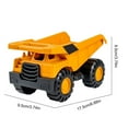 thumbnail image 2 of SNNROO Truck Beach Model Toy Engineering Children'S Sliding Vehicle Large Dump Toy Education Plastic, 2 of 7