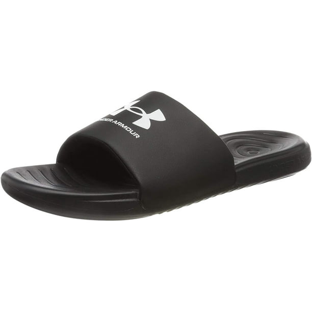 Sandalia Slide Under Armour Ansa Fix para hombre, color negro, talla 12