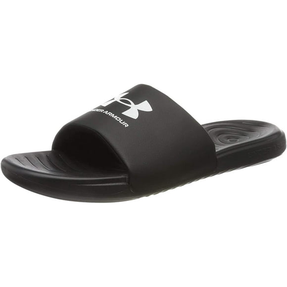 Sandalia Slide Under Armour Ansa Fix para hombre, color negro, talla 12