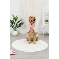 thumbnail image 4 of Juego de toallas para perros Pawyee, bata de microfibra con forma de dinosaurio rosa, tamaño XL, 4 of 6