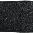thumbnail image 4 of Vickerman 4" x 5 Yards Black Embroidery Wired Edge Christmas Ribbon., 4 of 4