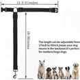 thumbnail image 3 of 2-Pack Pet Safety Seat Belts for Cars - Adjustable Headrest Leads for Dogs and Cats, 3 of 4