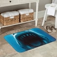 thumbnail image 7 of Pofeuu Open-Mouthed Shark Print Flannel Doormats Rug16"x24"Rug Washable Doormats Indoor Outdoor Rugs for Layered Front Door Mats, Porch, Kitchen, Entryway, 7 of 7