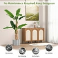 thumbnail image 5 of Costway 1 PCS 5.5 FT Tall Artificial Banana Tree with 10 Large Leaves Double Stalks Natural Bark, 5 of 9
