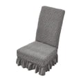 thumbnail image 2 of up to 65% Off WIZUTIZ Removable And Washable Chair Cover Easy To Install And Clean Stretch Chair Cover Suitable For Home Kitchen Banquet Hotel Chair Cover Black, 2 of 5