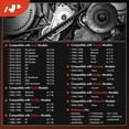 thumbnail image 2 of A-Premium Engine Serpentine Drive Belt Compatible with Honda, Toyota, Audi, Dodge, Chrysler, Buick, Subaru, Pontiac, Oldsmobile & Plymouth Cars - Accord, Tacoma, 4Runner, Q7, A6, A7, A8, Q8, Paseo, 2 of 6