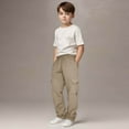 thumbnail image 3 of FAIWAD Cargo Sweatpants for Boys Casual Elastic Waist Drawstring Sweat Pants Teens Athletic Workout Joggers with Pockets, 3 of 8