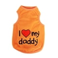 thumbnail image 3 of Dog Shirt Medium Dog Clothes I Love My Daddy Pattern Pet T Shirts for Medium Dogs, 3 of 10