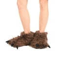 thumbnail image 2 of LazyOne Animal Paw Slippers for Adults and Kids, Cozy, Soft, Fun, Costume, Sasquatch (Bigfoot, Large), 2 of 7
