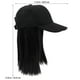 thumbnail image 2 of BRIGHTFUFU Female peluca sombrero integrado sombrero peluca wig hat sombrero mujer disfraces, 2 of 7