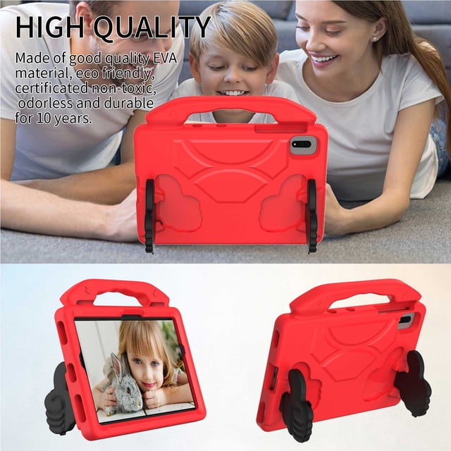 Kids Safe EVA Stand Case For Xiaomi Pad 6 5 Pro Pad6 Redmi Pad SE 11 Inch 10.61 2022 ShockProof Tablet Cover Mi Pad 4 Plus Case Red Redmi Pad SE 11inch