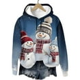 thumbnail image 3 of Women's Oversized Christmas Fleece-Lined Hoodies Long Sleeve Grapdic Tunic Tops Loose 2025 Pullover Going Out Casual Holiday Sweatshirt, 3 of 6