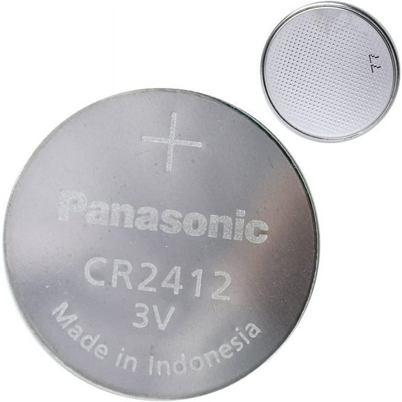 Panasonic CR2412 3V Lithium Battery 5PACK X (5PCS) = 25 Single Use Batteries