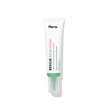 Hero Cosmetics Rescue Balm  Red Correct Post-Blemish Recovery Cream, For Blemish-Prone Skin, 15 ml