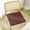 Brown#2, variant on Classic Vintage Style Seat Cushion with Non- Backing Office Cushion for Kitchen Dining & Rocking Chairs 17x17 1-Pack