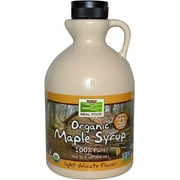 NOW Real Food Organic Maple Syrup -- 32 fl oz Pack of 2