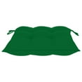 thumbnail image 5 of vidaXL Rocking Chair with Green Cushion Solid Teak Wood, 5 of 5