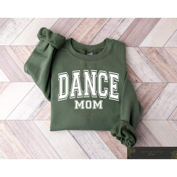 Retro Comfort Dance Mom Sweatshirt, Mother's Day Sweatshirt, Dance Mom Shirt, Trendy Mother's Day, Ballet Mama Crewneck, Mother's Day Tee, F3564 Tshirt All Size S-5XL