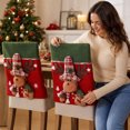 thumbnail image 6 of Christmas Dining Chair Slipcovers Stretch Soft for Holiday Party Indoor Home Decor, 6 of 7