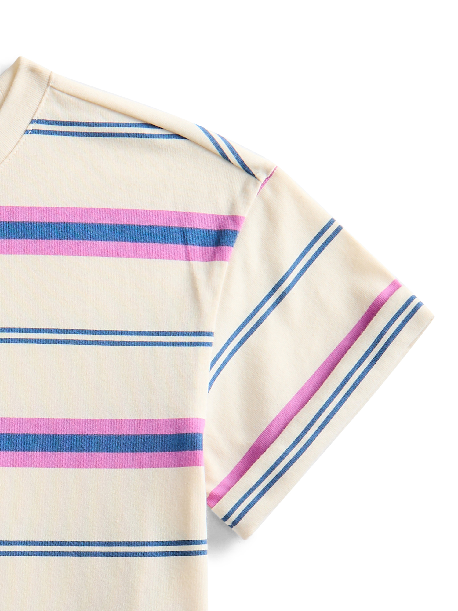 Weekend Academy Girls Stripe Boxy Tee, Sizes 4-18