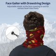 thumbnail image 4 of Neck Gaiter Face Cover Scarf, Hot Chili Soft Face Sun Mask Cover Scarf Headband Cooling Sweat Absorbing Bandanas Hiking Cycling Running, 4 of 7