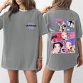 thumbnail image 1 of Pop cazadora para niña Demon Hunters Graphic Round-Neck Short Sleeve T Shirt For Kids Youth Fashion Tee With Cartoon Print Design Soft Blend Top For Children （Light Gray）, 1 of 4