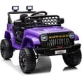 thumbnail image 4 of Historyli 12V Ride On Truck, Battery Powered Ride On Car Toy, with 2.4G Remote Control, Purple, 4 of 7