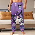 thumbnail image 2 of Kuromi And My Melody Mens Joggers Sweatpants 3D Print Pants Novelty Graphic Trousers Casual Athletic Sports Joggers with Pockets, 2 of 7