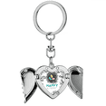 thumbnail image 1 of Happy Easter Festival Egg Nest Heart Angel Wing Key Chain Holder, 1 of 3