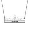 Personalized Cityscape Name Necklace Dallas Skyline