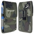 thumbnail image 4 of Caseswill For Motorola Edge (2025) (2024) (2023) (2022) (2021) Case Rugged Nylon Cell Phone Belt Clip Holster Carrying Pouch with Card Holder, 4 of 8
