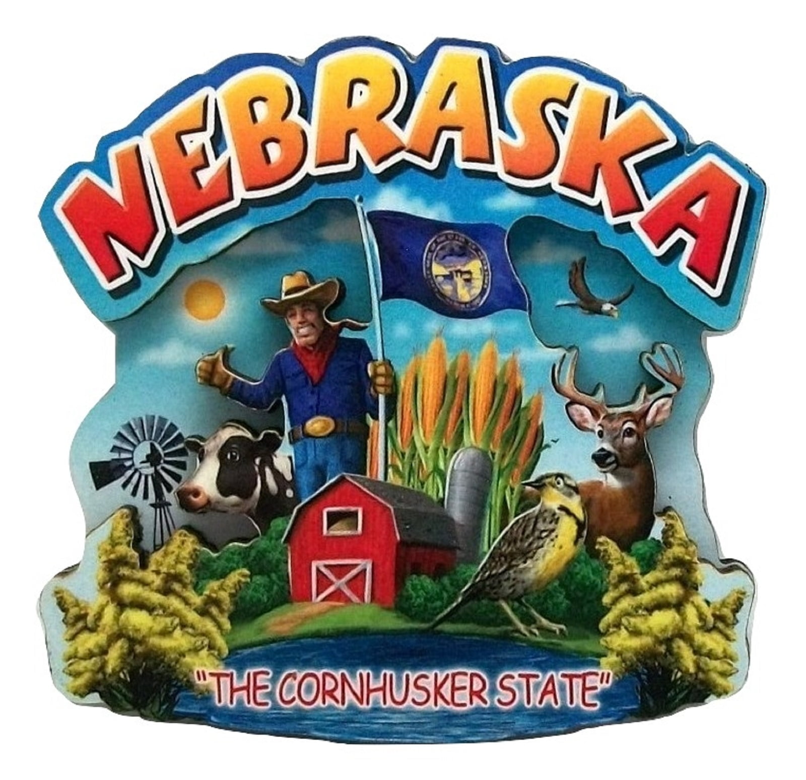 Nebraska The Cornhusker State Artwood Montage Fridge Magnet Walmart Com Walmart Com Nebraska The Cornhusker State Artwood Montage Fridge Magnet Walmart Com Walmart Com