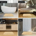 thumbnail image 4 of Bathroom Rugs Chenille Plush Bath Mat Water Absorbent Shower,Camel,32x20inch, 4 of 7