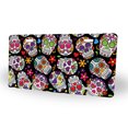thumbnail image 2 of Yehwow Vintage Sugar Skull Abstract Metal Car Plate Decorative Aluminum License Plate Tag Sign, 2 of 5