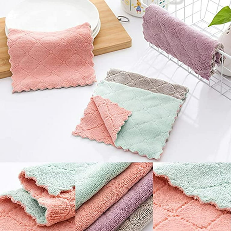 Kitchen Towels, Soft and Super Absorbent Microfiber Dish Towels