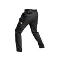 thumbnail image 4 of Domzest Tactical Cargo Pants for Men Outdoor Waterproof Quick Dry Hiking Pants Baggy Ripstop Work Multi Pocket Overalls Pant Black S, 4 of 4