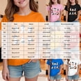 thumbnail image 3 of 1-2 Years Kid's Short Sleeved Halloween Bow Print T Shirt For Boys And Girls Spooky Seaon Tops 1T 2T 3T 4T 5T 6T 7T 8T 9T Orange T-Shirt for Boy Girl, 3 of 5