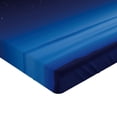 thumbnail image 2 of Ambesonne Night Fitted Sheet, Moon Stars Santa Barbara, Twin XL Size, Dark Blue Sky Blue White, 2 of 3