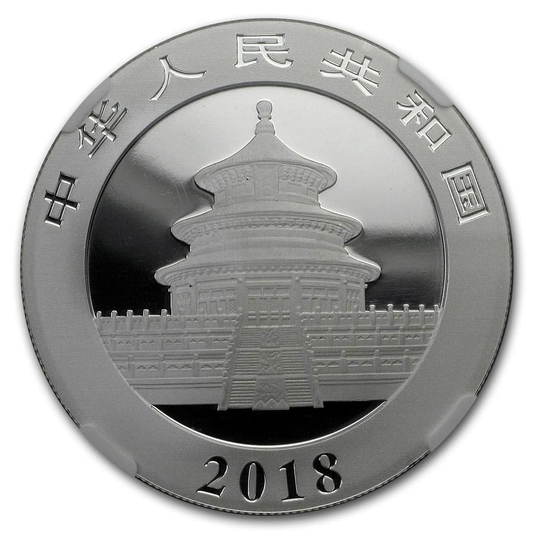 1円スタート】 中国 2018 NGC MS70 First Releases パンダ10元銀貨