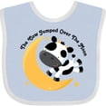thumbnail image 3 of Inktastic Cow Jumped over the Moon Boys or Girls Baby Bib, 3 of 4