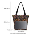 thumbnail image 3 of Rocae Sunflower Rooster for Shoulder Bags for Women Tote Bag for Women with Zipper Closure, 3 of 6
