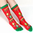 thumbnail image 2 of Yoyauz Fun Toe Socks Women's Toe Socks Girls Cute Toe Separation Cotton Socks Running Sports Christmas Gifts, 2 of 5