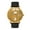 White/Gold/Black, variant on Simplify The 7000 Genuine Leather Watch - Silver/Black
