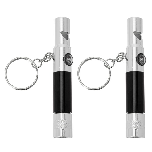 Miangastore Emergency Whistle with Compass and Flashlight for Outdoor Use Lightweight Durable Black Aluminum Alloy