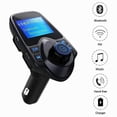 thumbnail image 1 of compatible Bluetooth FM Transmitter Radio Adapter Car Charger Cigarette Lighter Car Kit with 2 USB Car Charger Wireless Car Radio Eme_Perfect Gift, 1 of 4