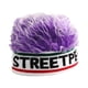 thumbnail image 2 of Gorro con peluca de pelo, gorro con peluca con visera, gorro novedoso para hombres y mujeres, para actividades al aire libre y casuales Púrpura, 2 of 8