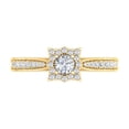 thumbnail image 3 of 1/2 Carat Round Diamond Engagement Ring in 14K Yellow Gold (Ring Size 8.5), 3 of 4